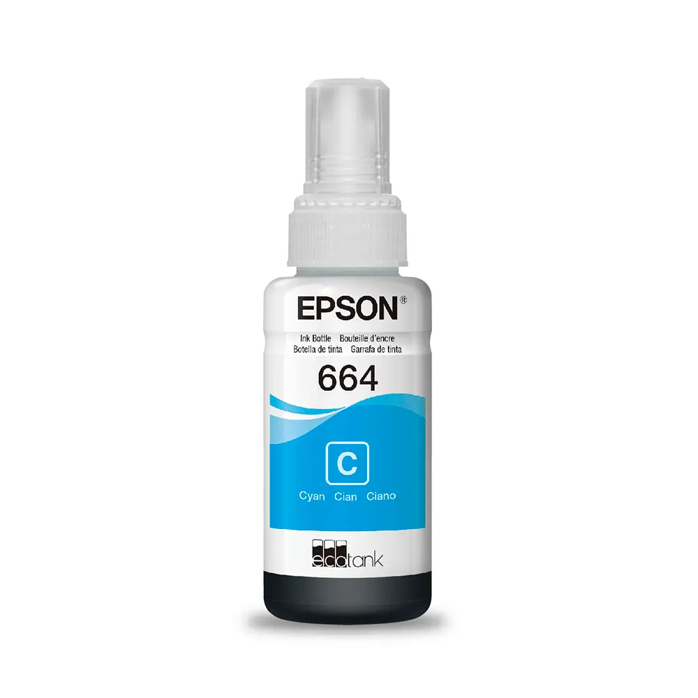 Refil de Tinta Epson 664 (Ciano)