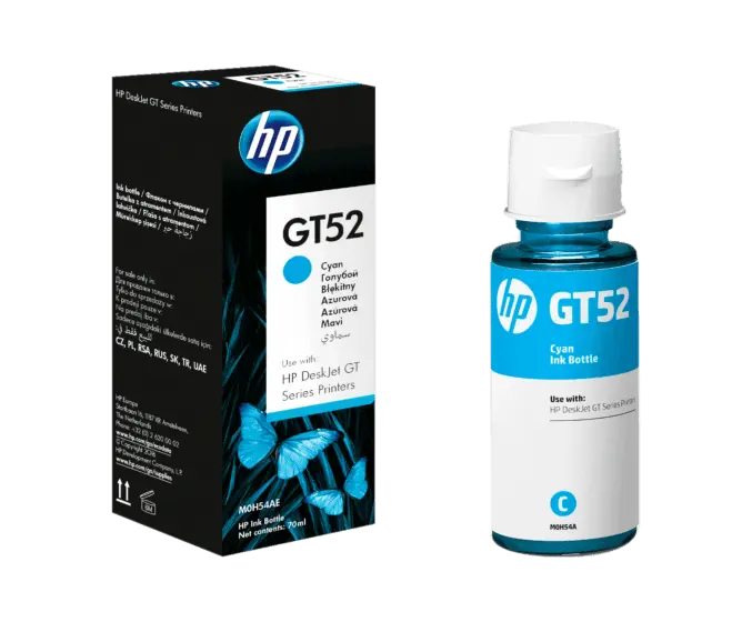 Refil de Tinta HP GT52 Ciano