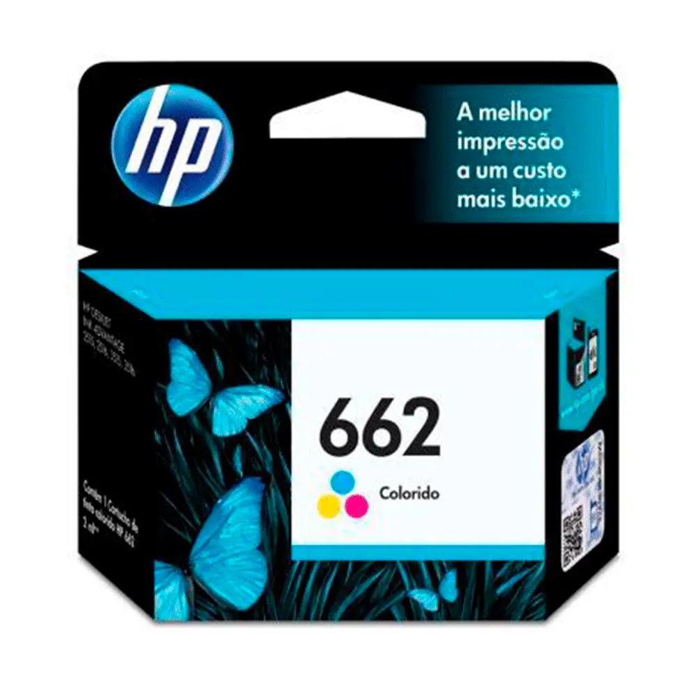 Cartucho HP 662 Colorido
