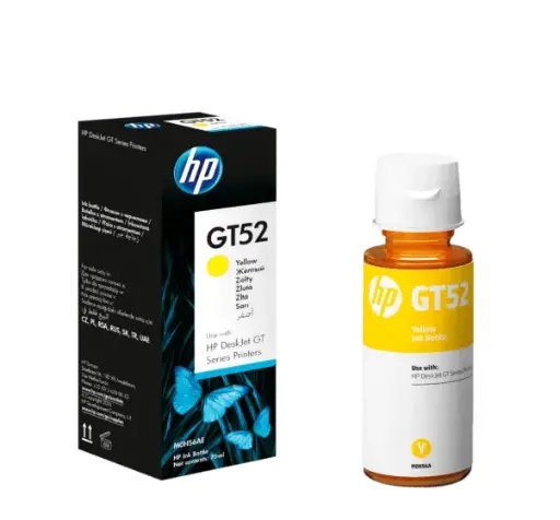 [HPGT52AM] Refil de Tinta HP GT52 Amarelo